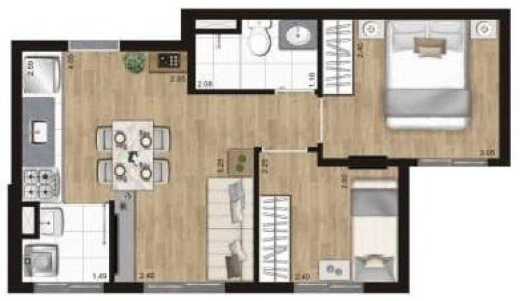 Imagem Imóvel com 2 Quartos à Venda, 36 m² em Freguesia Do ó - São Paulo Imagem Imóvel com 2 Quartos à Venda, 36 m² em Freguesia Do ó - São Paulo