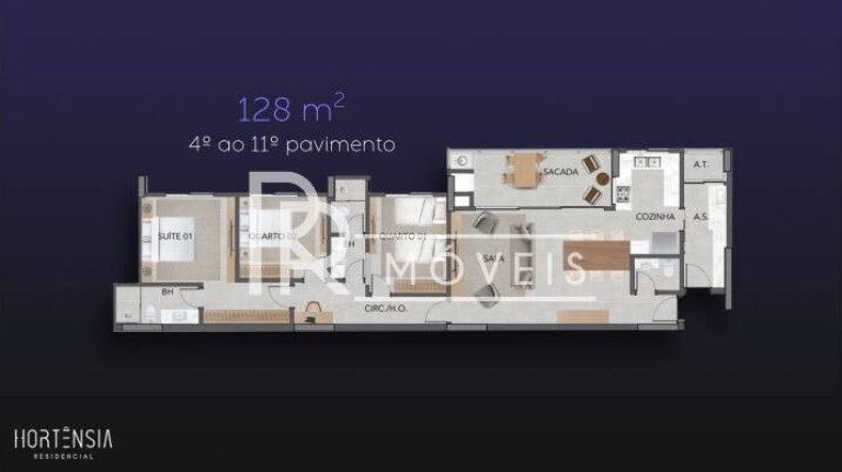 Imagem Apartamento com 3 Quartos à Venda, 126 m² em Bandeirantes - Lucas Do Rio Verde Imagem Apartamento com 3 Quartos à Venda, 126 m² em Bandeirantes - Lucas Do Rio Verde