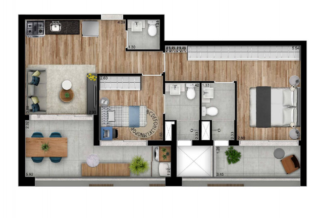 Apartamento com 2 Quartos à Venda, 69 m² em Perdizes - São Paulo
