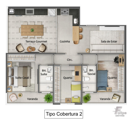 Imagem Imóvel com 3 Quartos à Venda, 77 m² em Praia Da Costa - Vila Velha Imagem Imóvel com 3 Quartos à Venda, 77 m² em Praia Da Costa - Vila Velha