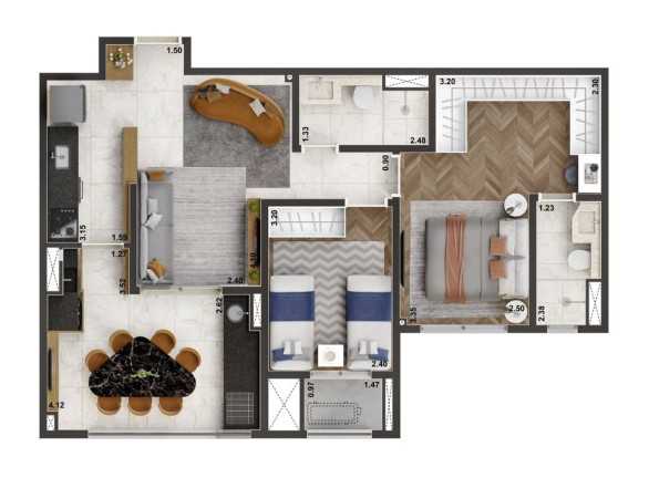 Imagem Cobertura com 3 Quartos à Venda, 163 m² em Ipiranga - São Paulo