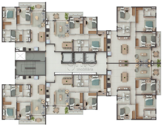 Imagem Apartamento com 3 Quartos à Venda, 68 m² em Presidente Kennedy - Fortaleza