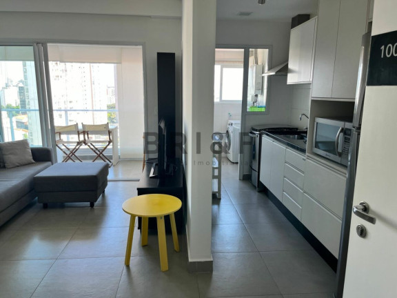 Imagem Apartamento com 1 Quarto para Alugar, 49 m² em Campo Belo - São Paulo Imagem Apartamento com 1 Quarto para Alugar, 49 m² em Campo Belo - São Paulo