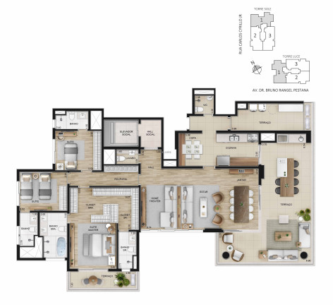 Imagem Apartamento com 4 Quartos à Venda, 230 m² em Jardim Guedala - São Paulo Imagem Apartamento com 4 Quartos à Venda, 230 m² em Jardim Guedala - São Paulo
