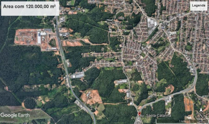 Imagem Terreno à Venda, 120.000 m² em Joinville Imagem Terreno à Venda, 120.000 m² em Joinville