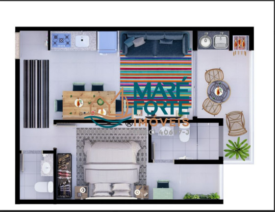 Imagem Apartamento com 1 Quarto à Venda, 43 m² em Praia Grande - Ubatuba Imagem Apartamento com 1 Quarto à Venda, 43 m² em Praia Grande - Ubatuba