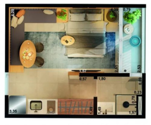 Imagem Imóvel com 1 Quarto à Venda, 23 m² em Campos Elíseos - São Paulo Imagem Imóvel com 1 Quarto à Venda, 23 m² em Campos Elíseos - São Paulo