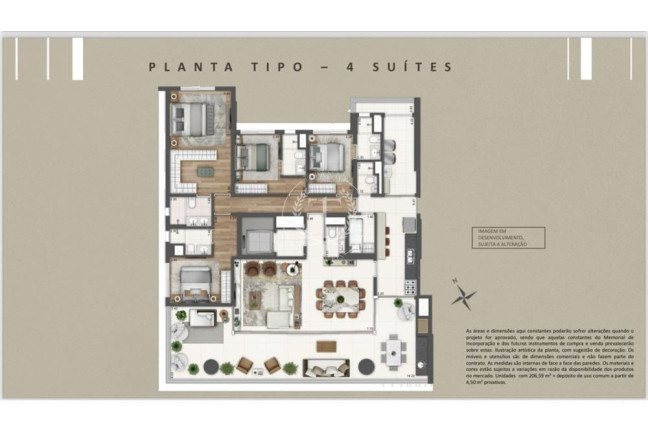 Imagem Apartamento com 4 Quartos à Venda, 211 m² em Campo Belo - São Paulo Imagem Apartamento com 4 Quartos à Venda, 211 m² em Campo Belo - São Paulo