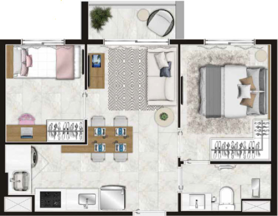 Imagem Apartamento com 2 Quartos à Venda, 56 m² em Lapa - São Paulo Imagem Apartamento com 2 Quartos à Venda, 56 m² em Lapa - São Paulo