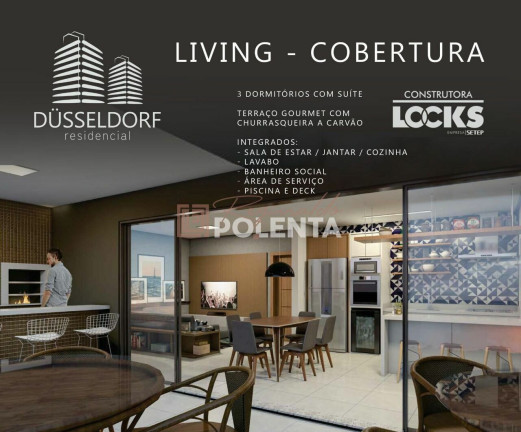 Imagem Apartamento com 3 Quartos à Venda, 97 m² em Santa Bárbara - Criciúma