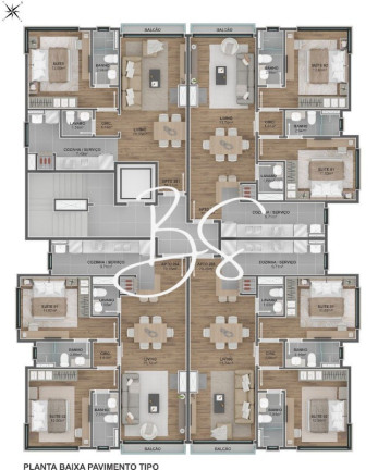 Imagem Apartamento com 2 Quartos à Venda, 79 m² em Planalto - Gramado