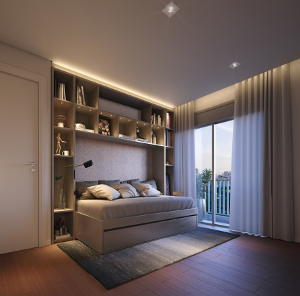 Imagem Apartamento com 1 Quarto à Venda, 64 m² em Moema Pássaros - São Paulo Imagem Apartamento com 1 Quarto à Venda, 64 m² em Moema Pássaros - São Paulo
