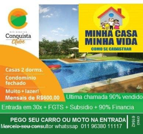 Imagem Imóvel com 2 Quartos à Venda, 48 m² em Conquista Clube Residencial - Vargem Grande Paulista Imagem Imóvel com 2 Quartos à Venda, 48 m² em Conquista Clube Residencial - Vargem Grande Paulista