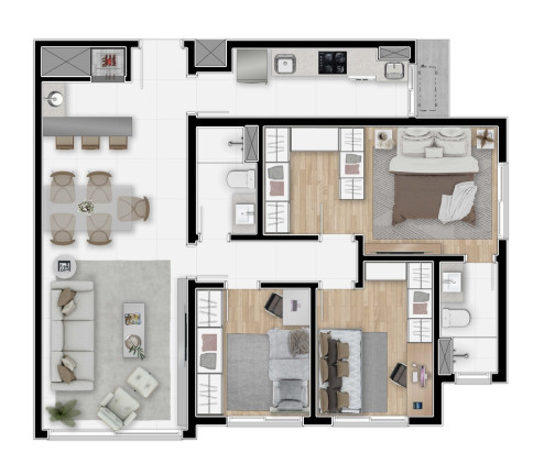 Imagem Apartamento com 2 Quartos à Venda, 68 m² em Menino Deus - Porto Alegre