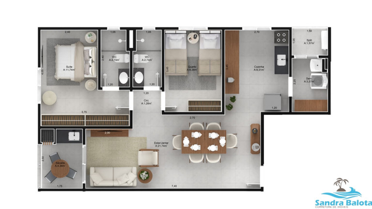 Imagem Apartamento com 2 Quartos à Venda, 61 m² em Centro - Ubatuba Imagem Apartamento com 2 Quartos à Venda, 61 m² em Centro - Ubatuba