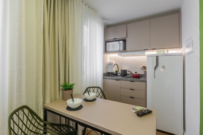 Imagem Apartamento com 1 Quarto para Alugar, 17 m² em Prado Velho - Curitiba