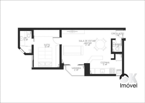 Imagem Apartamento com 1 Quarto à Venda, 42 m² em Higienópolis - São Paulo Imagem Apartamento com 1 Quarto à Venda, 42 m² em Higienópolis - São Paulo