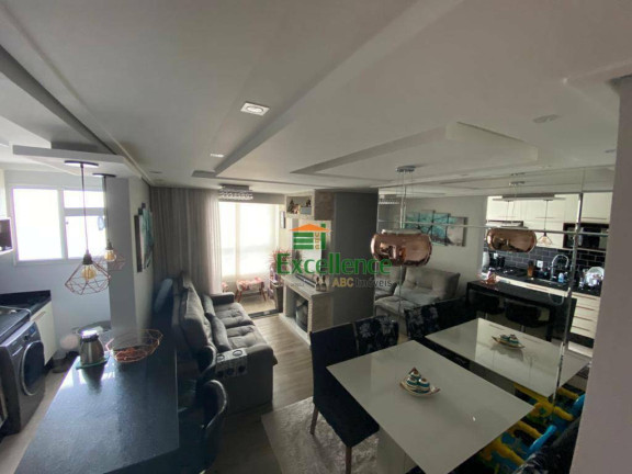 Apartamento com 2 Quartos à Venda, 55 m² em Utinga - Santo André