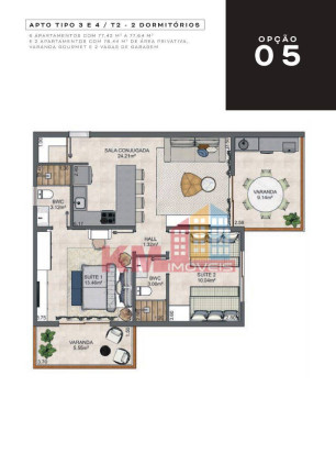 Imagem Apartamento com 2 Quartos à Venda, 78 m² em Emanuelas - Tibau Imagem Apartamento com 2 Quartos à Venda, 78 m² em Emanuelas - Tibau