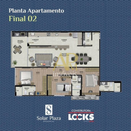 Imagem Apartamento com 3 Quartos à Venda, 125 m² em Capoeiras - Florianópolis Imagem Apartamento com 3 Quartos à Venda, 125 m² em Capoeiras - Florianópolis
