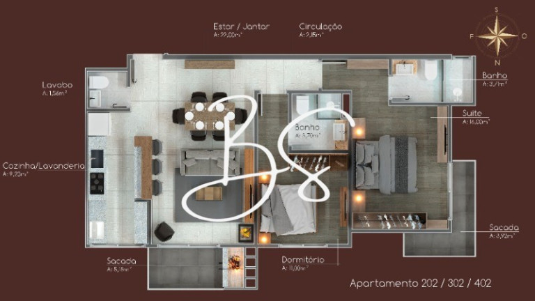 Imagem Apartamento com 2 Quartos à Venda, 81 m² em Centro - Canela Imagem Apartamento com 2 Quartos à Venda, 81 m² em Centro - Canela