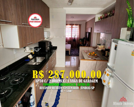 Imagem Apartamento com 2 Quartos à Venda, 52 m² em Jardim Guanabara - Jundiaí Imagem Apartamento com 2 Quartos à Venda, 52 m² em Jardim Guanabara - Jundiaí