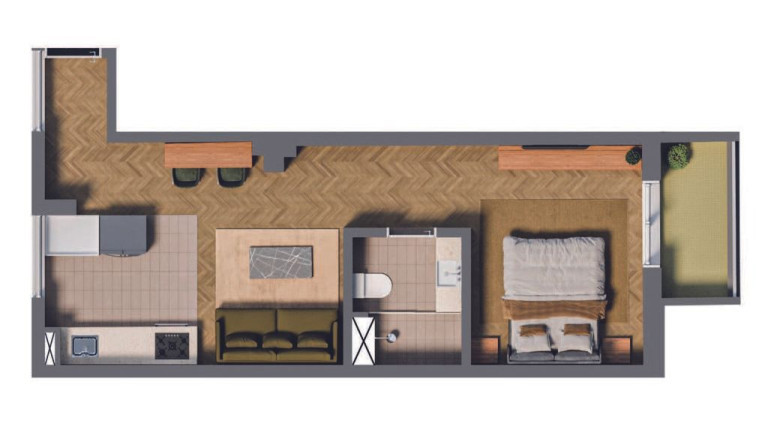 Imagem Apartamento com 1 Quarto à Venda, 81 m² em Centro - São Paulo Imagem Apartamento com 1 Quarto à Venda, 81 m² em Centro - São Paulo