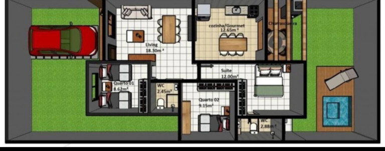 Imagem Casa com 3 Quartos à Venda, 90 m² em Luar Da Praia - Barra Dos Coqueiros Imagem Casa com 3 Quartos à Venda, 90 m² em Luar Da Praia - Barra Dos Coqueiros