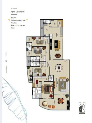 Imagem Apartamento com 4 Quartos à Venda, 305 m² em Praia Do Morro - Guarapari Imagem Apartamento com 4 Quartos à Venda, 305 m² em Praia Do Morro - Guarapari