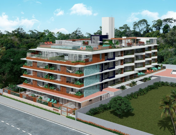 Apartamento com 2 Quartos à Venda, 58 m² em Cabo Branco - João Pessoa