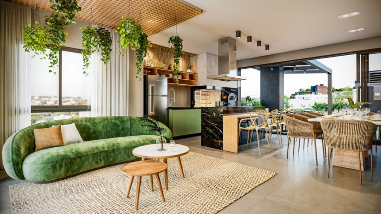 Imagem Apartamento com 2 Quartos à Venda, 61 m² em Bacacheri - Curitiba