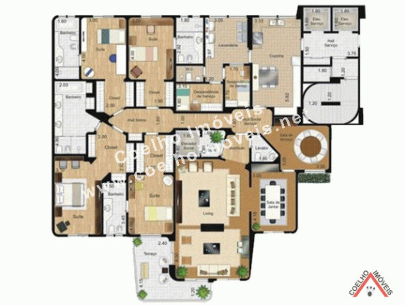Imagem Apartamento à Venda, 280 m² em Santo Amaro - São Paulo Imagem Apartamento à Venda, 280 m² em Santo Amaro - São Paulo