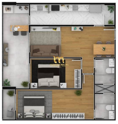 Imagem Apartamento com 2 Quartos à Venda, 82 m² em Boqueirão - Praia Grande