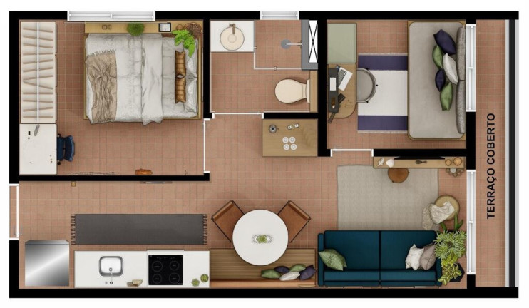 Studio com 1 Quarto à Venda, 24 m² em Ibirapuera - São Paulo