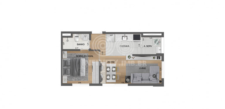 Imagem Apartamento com 2 Quartos à Venda, 39 m² em Moema - São Paulo Imagem Apartamento com 2 Quartos à Venda, 39 m² em Moema - São Paulo
