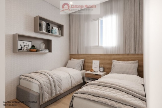 Imagem Apartamento com 2 Quartos à Venda, 46 m² em Jardim Saúde - Suzano