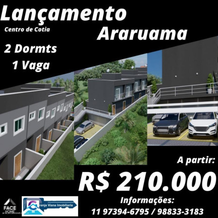 Imagem Casa à Venda, 55 m² em Residencial Aruarama - Programa Casa Verde Amarela - Cotia Imagem Casa à Venda, 55 m² em Residencial Aruarama - Programa Casa Verde Amarela - Cotia