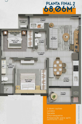 Imagem Apartamento com 2 Quartos à Venda, 58 m² em Lídia Duarte - Camboriú Imagem Apartamento com 2 Quartos à Venda, 58 m² em Lídia Duarte - Camboriú
