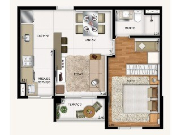 Imagem Apartamento com 1 Quarto à Venda, 42 m² em Centro - São Bernardo Do Campo Imagem Apartamento com 1 Quarto à Venda, 42 m² em Centro - São Bernardo Do Campo
