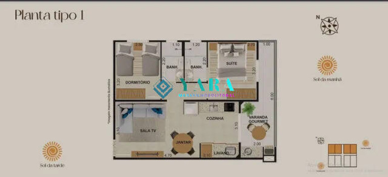 Imagem Apartamento com 2 Quartos à Venda, 62 m² em Praia Grande - Ubatuba