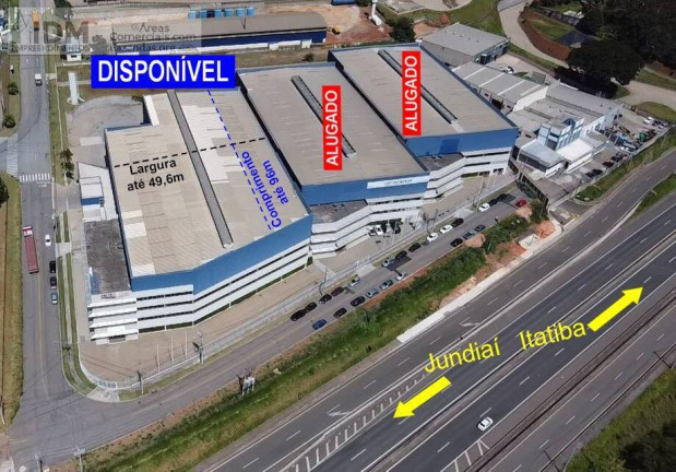 Imagem Imóvel Comercial para Alugar, 4.882 m² em Distrito Industrial Alfredo Relo - Itatiba