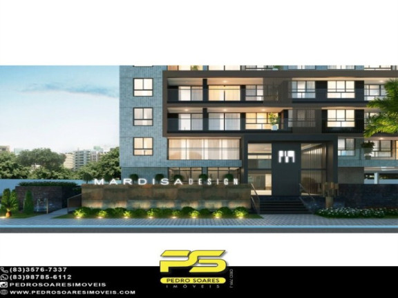 Apartamento com 2 Quartos à Venda, 65 m² em Cabo Branco - João Pessoa