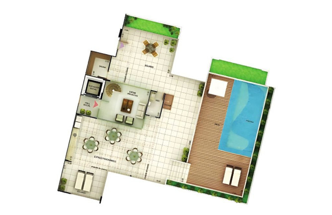 Imagem Cobertura com 4 Quartos à Venda, 472 m² em Altiplano Cabo Branco - João Pessoa