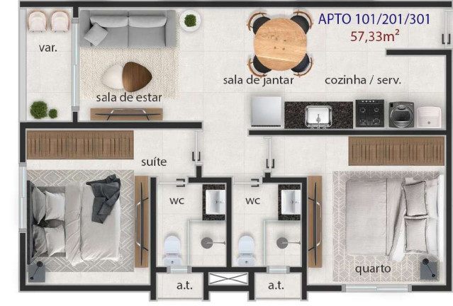 Imagem Apartamento com 3 Quartos à Venda, 64 m² em Ipês - João Pessoa Imagem Apartamento com 3 Quartos à Venda, 64 m² em Ipês - João Pessoa