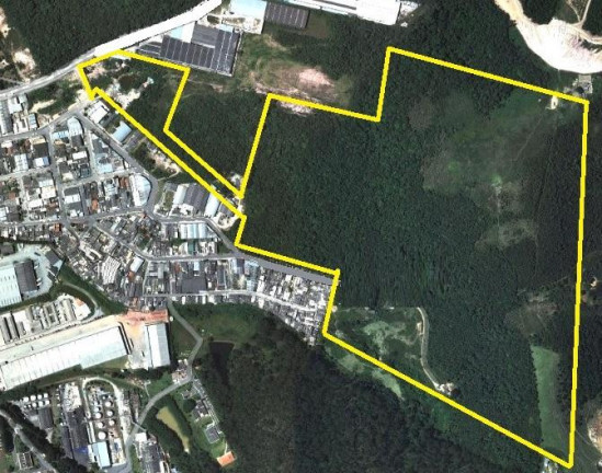 Terreno à Venda, 184.663 m² em Vila Carlina - Mauá