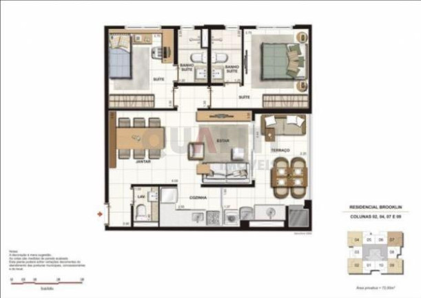 Imagem Apartamento com 2 Quartos à Venda, 140 m² em Brooklin - São Paulo Imagem Apartamento com 2 Quartos à Venda, 140 m² em Brooklin - São Paulo