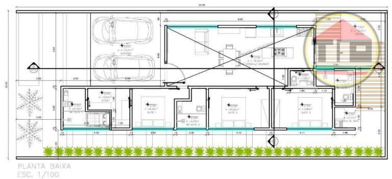 Imagem Casa com 3 Quartos à Venda, 130 m² em Condomínio Riviera - Marabá Imagem Casa com 3 Quartos à Venda, 130 m² em Condomínio Riviera - Marabá