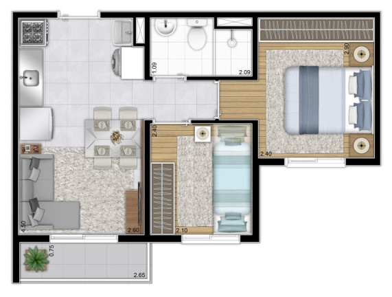 Imagem Imóvel com 2 Quartos à Venda, 34 m² em Barra Funda - São Paulo Imagem Imóvel com 2 Quartos à Venda, 34 m² em Barra Funda - São Paulo