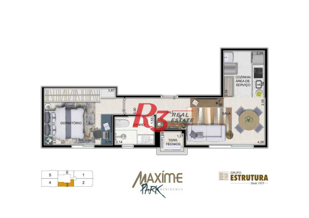 Imagem Apartamento com 1 Quarto à Venda, 44 m² em Ponta Da Praia - Santos Imagem Apartamento com 1 Quarto à Venda, 44 m² em Ponta Da Praia - Santos