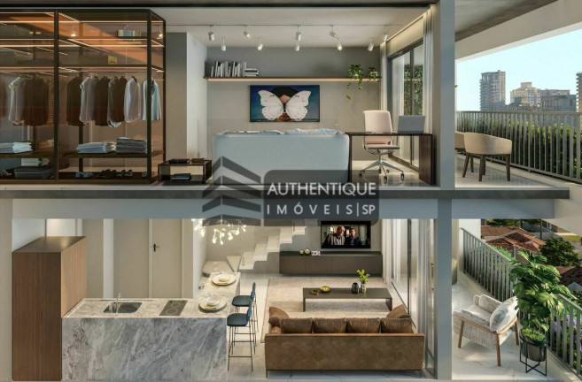 Imagem Cobertura com 1 Quarto à Venda, 60 m² em Moema - São Paulo Imagem Cobertura com 1 Quarto à Venda, 60 m² em Moema - São Paulo
